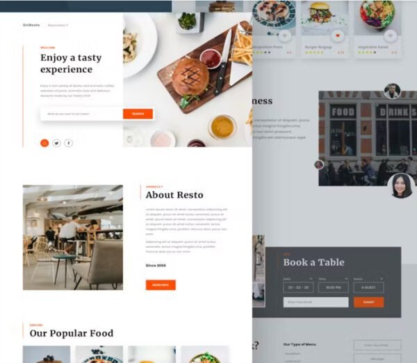 landing page barata
