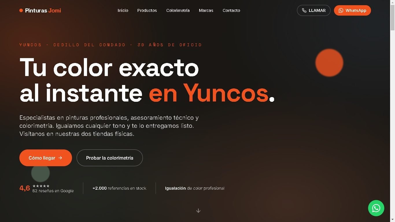 Plantilla Web - Pinturas Jomi